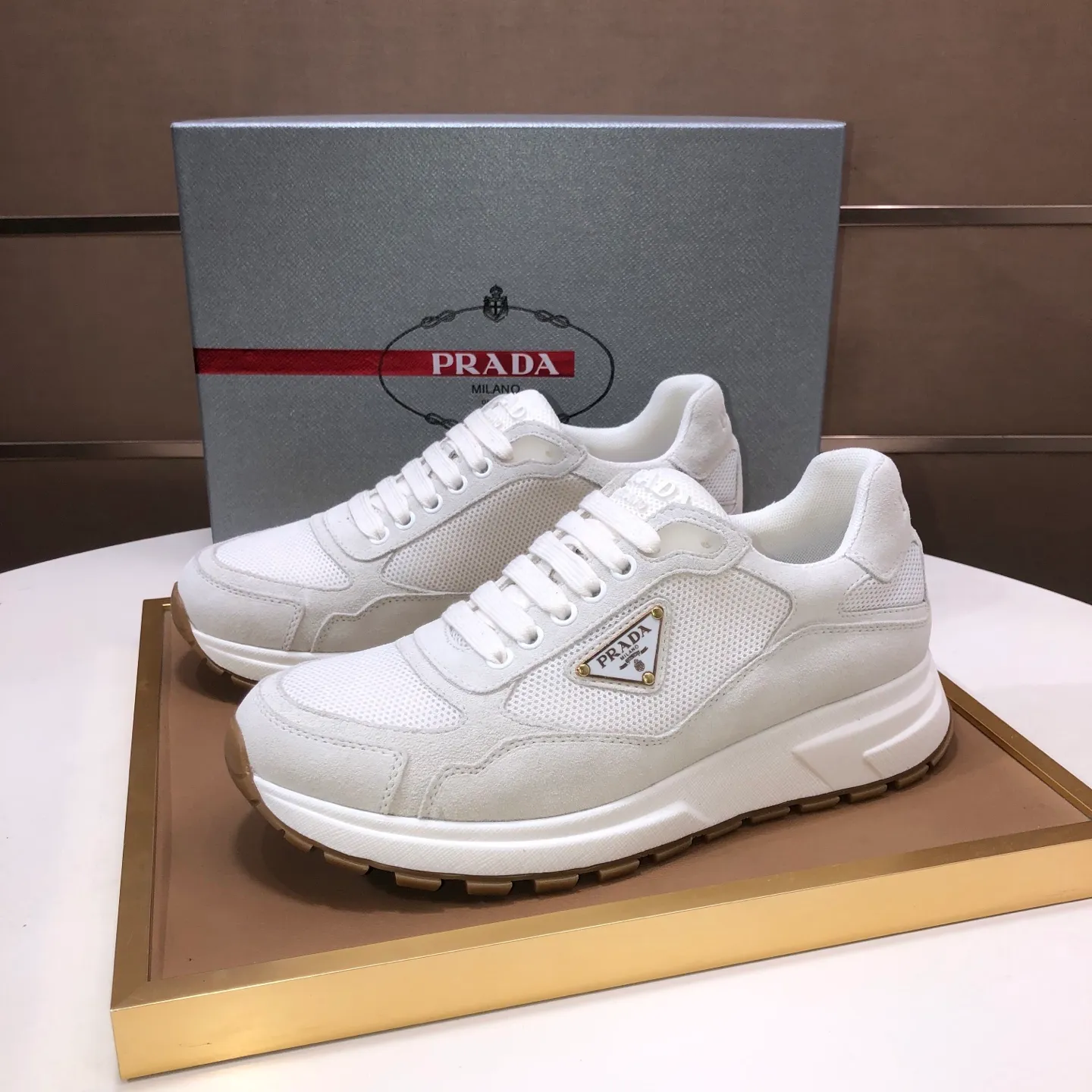 Men's shoes 💰580💰 [PRADA] Top-quality original items, new seasonal styles, high-quality original items, top-level imported calfskin and original imported glue, imported cowhide lining with original cowhide feet, original outsole! Quality guaranteed! Code 38-45 (45 customized)
